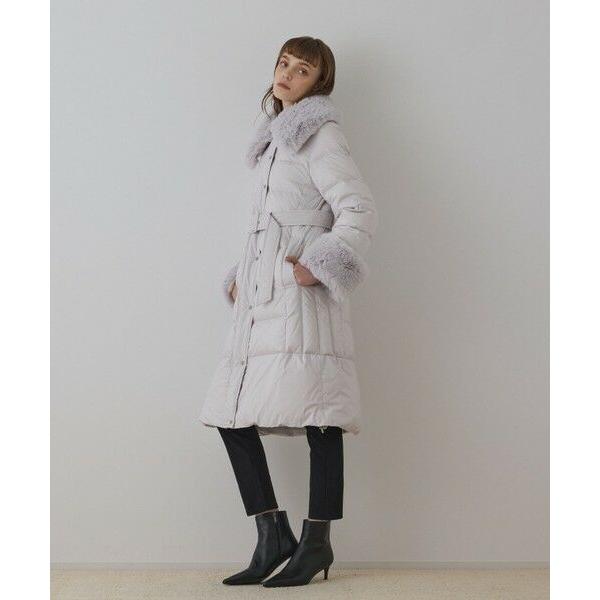 GRACE CONTINENTAL（グレースコンチネンタル） ファーカラーロング