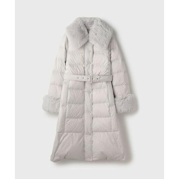 GRACE CONTINENTAL / グレースコンチネンタル ファーカラーロングダウンの画像