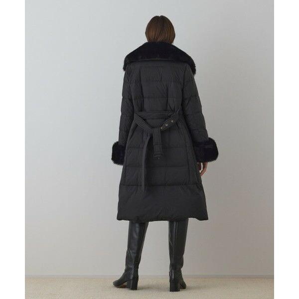 GRACE CONTINENTAL / グレースコンチネンタル ファーカラーロングダウンの画像