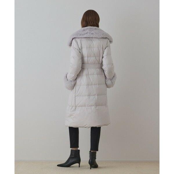 GRACE CONTINENTAL / グレースコンチネンタル ファーカラーロングダウンの画像