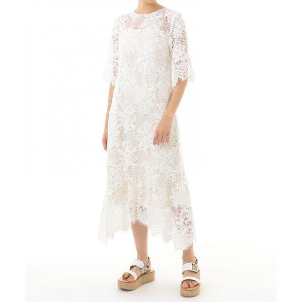 数量は多 Grace Continental グレースコンチネンタル メッシュフラワーレースワンピース 海外正規品 Www Cepici Gouv Ci