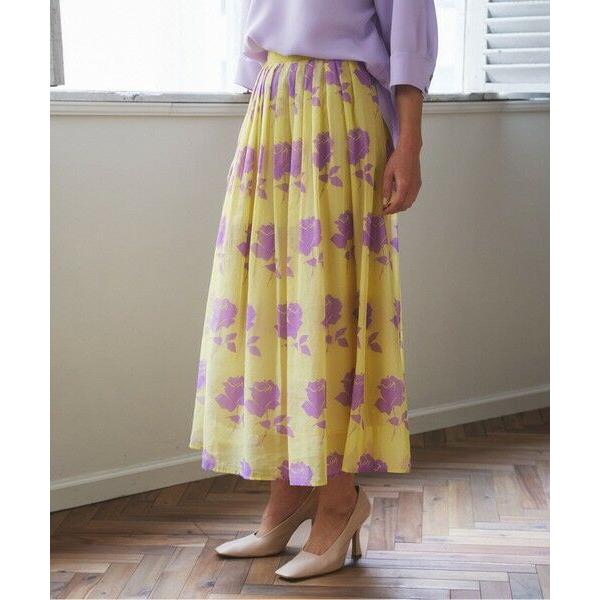 クーポン使える Grace Paypayモールファッション Continental ボトムス パンツ グレースコンチネンタル ローズプリントオーガンスカート タカシマヤファッションスクエア Continental 通販 直販格安