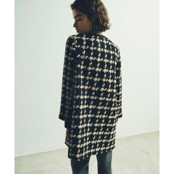 【匿名・即日発送】新品タグ付き　グレースコンチネンタル　ツイードフーディーコート ツイードフーディーコート / GRACE CONTINENTAL | GRACE