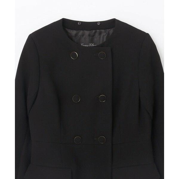 GRACE CONTINENTAL / グレースコンチネンタル クレリックコートドレスの画像