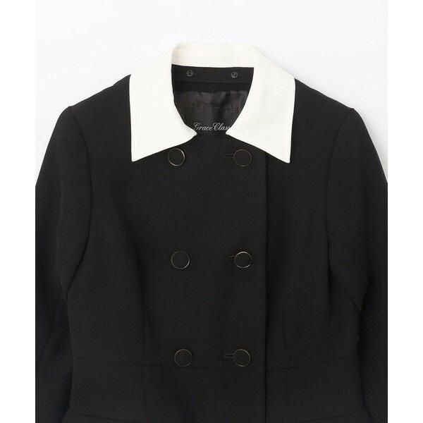 GRACE CONTINENTAL / グレースコンチネンタル クレリックコートドレスの画像