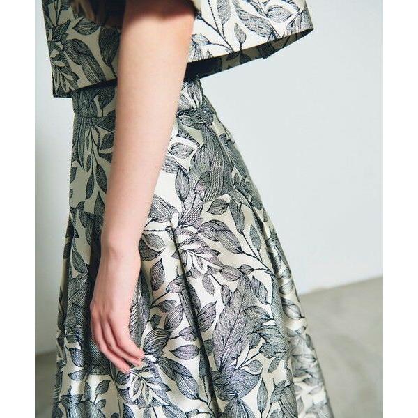 えむGRACE CONTINENTAL ボタニカルジャガードスカート ボタニカルジャガードスカート / GRACE CONTINENTAL | GRACE