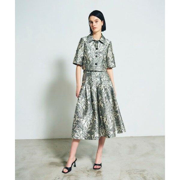 GRACE CONTINENTAL / グレースコンチネンタル ボタニカルジャガードシャツ