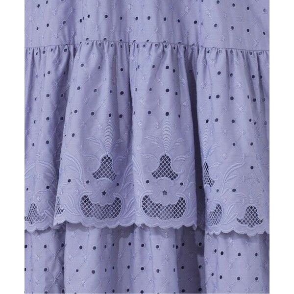 GRACE CONTINENTAL / グレースコンチネンタル カットワークembドレス