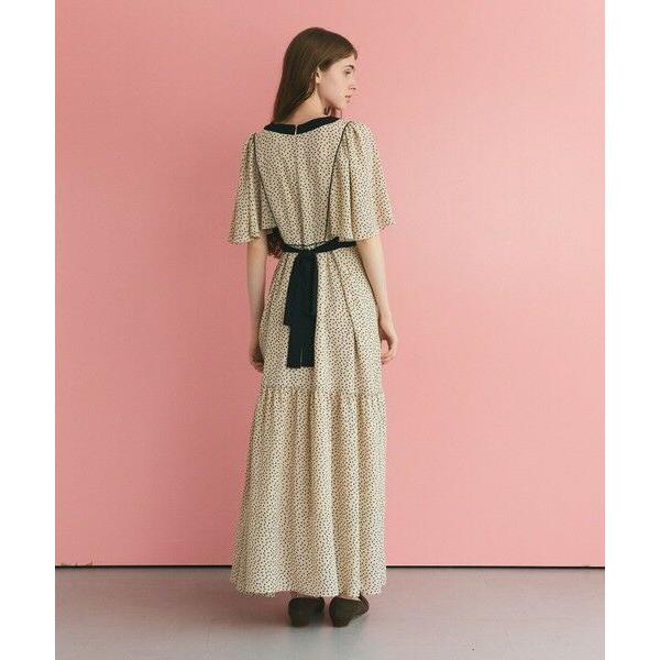 GRACE CONTINENTAL / グレースコンチネンタル ドットフレアスリーブマキシの画像