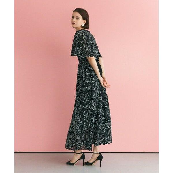 GRACE CONTINENTAL / グレースコンチネンタル ドットフレアスリーブマキシの画像