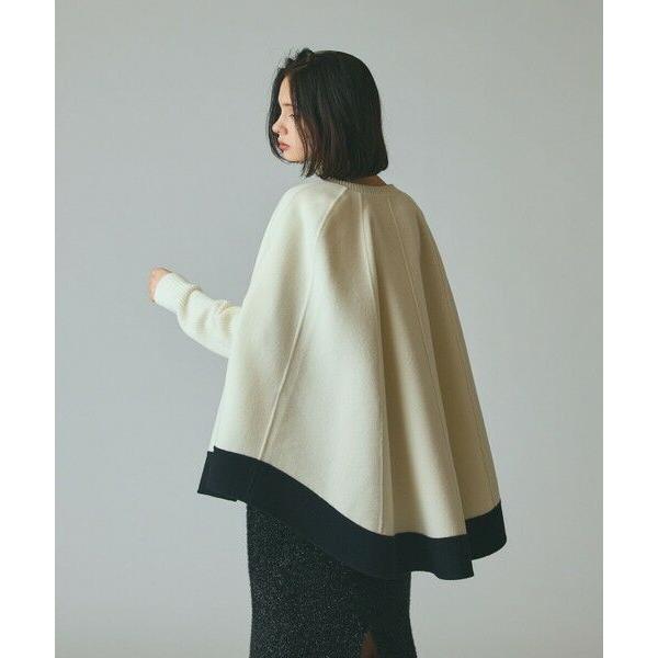 GRACE CONTINENTAL / グレースコンチネンタル ストール付リバーケープの画像
