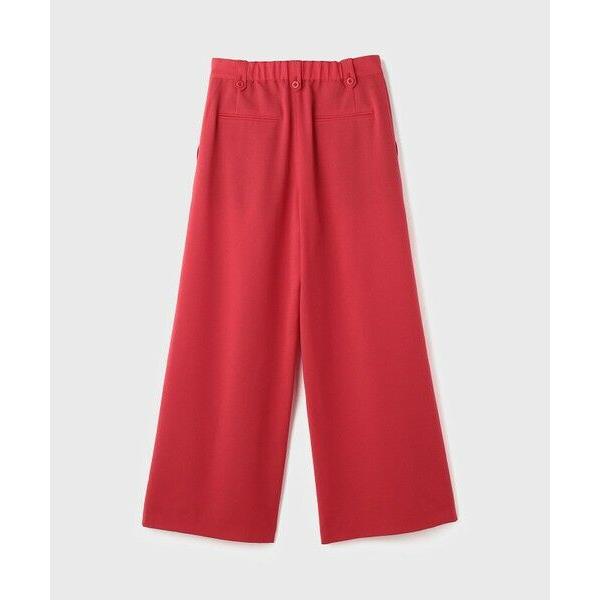 GRACE CONTINENTAL / グレースコンチネンタル リネンタッチタックパンツの画像