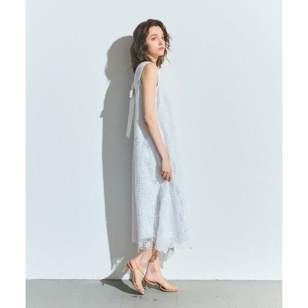 GRACE CONTINENTAL / グレースコンチネンタル メッシュフラワーレースワンピースの画像