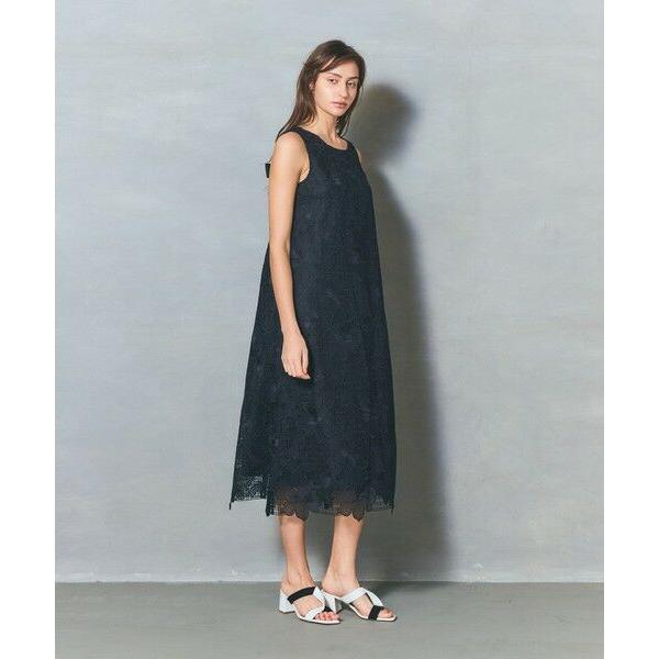 GRACE CONTINENTAL / グレースコンチネンタル メッシュフラワーレースワンピースの画像