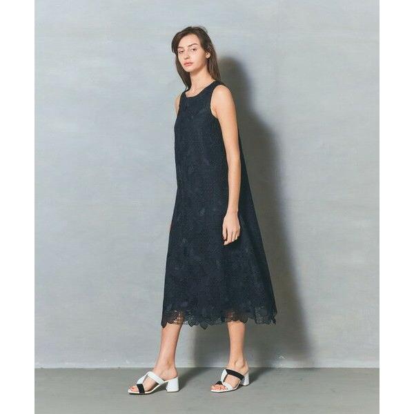 GRACE CONTINENTAL / グレースコンチネンタル メッシュフラワーレースワンピースの画像