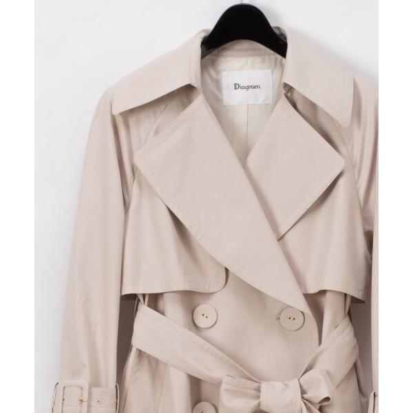 するトレン Grace タカシマヤファッションスクエア 通販 Paypayモール Continental グレースコンチネンタル チュールプリーツトレンチ き