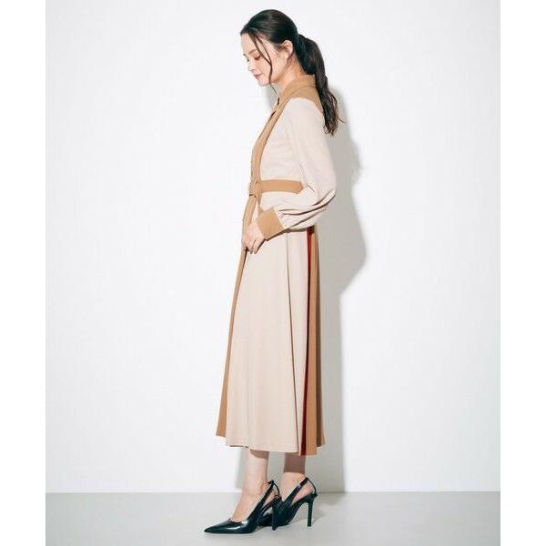 GRACE CONTINENTAL / グレースコンチネンタル シャツカラー配色ワンピース | GRACE CONTINENTAL | 01