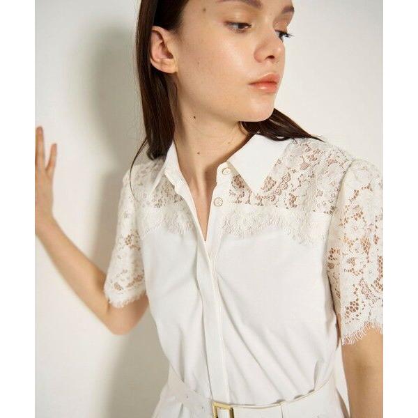 GRACE CONTINENTAL / グレースコンチネンタル レースコンビタフタ  