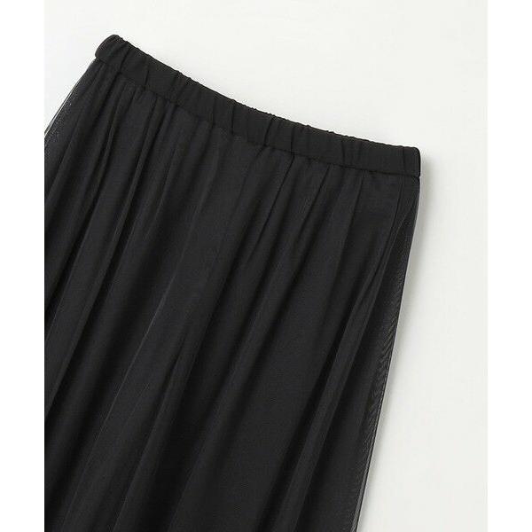 新品グレースコンチネンタルチュールレイヤードパンツブラック サイズ36 チュールレイヤードパンツ / GRACE CONTINENTAL | GRACE