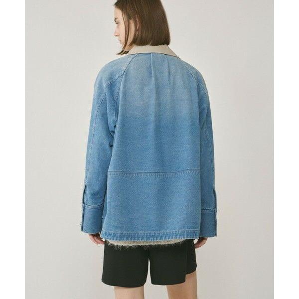 ミナペルホネン mina perhonen *always デニムジャケット*38綿麻