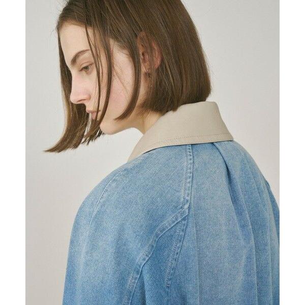 マインデニム MINEDENIM デニム ボア ロングコート ステンカラー 2