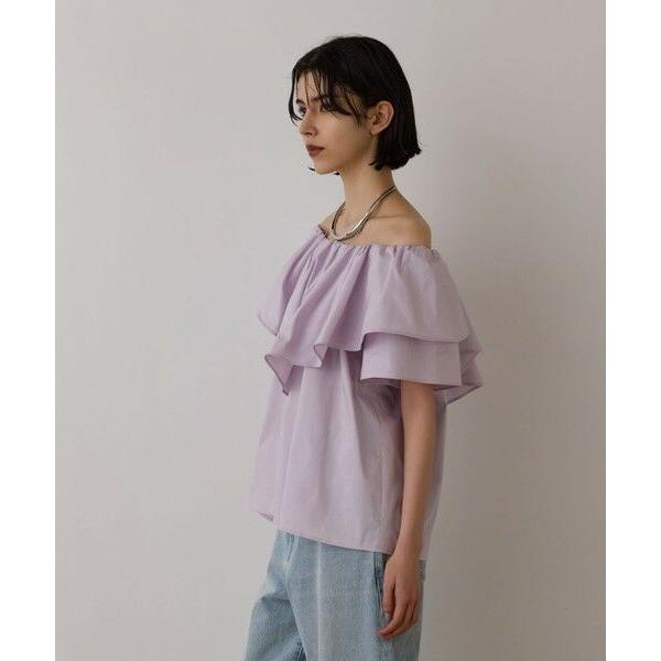 GRACE CONTINENTAL（グレースコンチネンタル） フリルオフショルトップ