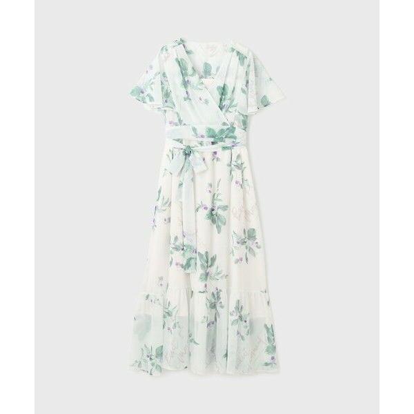 【美品】　グレースクラス　セパレートプリーツワンピース　グレースコンチネンタル GRACE CONTINENTAL / グレースコンチネンタル プリント