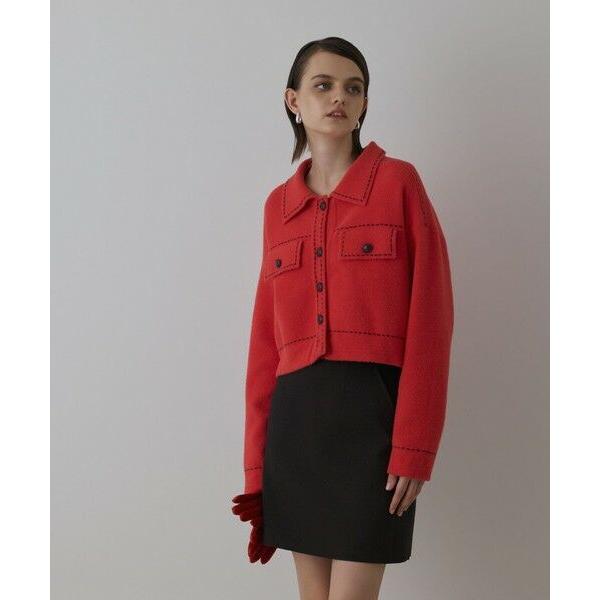 GRACE CONTINENTAL（グレースコンチネンタル） ステッチニット