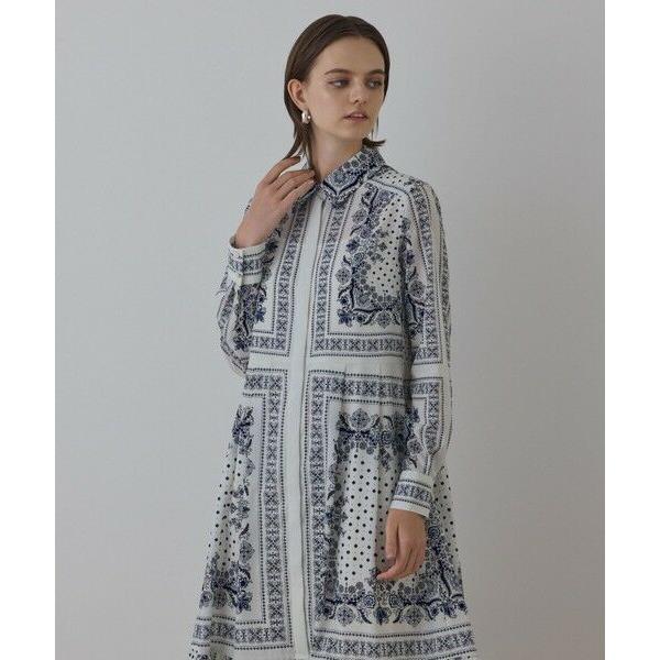 グレースコンチネンタル（GRACE CONTINENTAL）/バンダナプリントシャツワンピース GRACE CONTINENTAL（グレースコンチネンタル） バンダナプリントシャツ