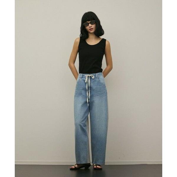 GRACE CONTINENTAL / グレースコンチネンタル コンビドロストデニムパンツの画像