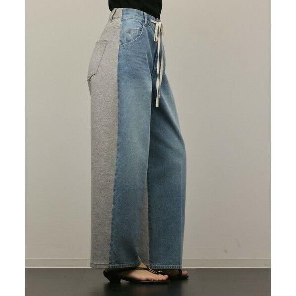 GRACE CONTINENTAL / グレースコンチネンタル コンビドロストデニムパンツの画像