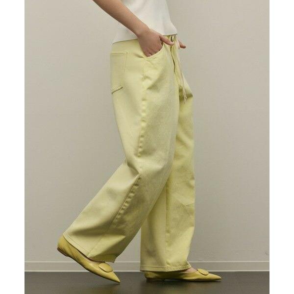 GRACE CONTINENTAL / グレースコンチネンタル コンビドロストデニムパンツの画像