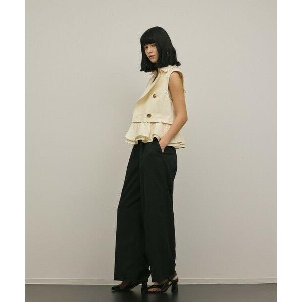 GRACE CONTINENTAL / グレースコンチネンタル ペプラムトレンチベスト