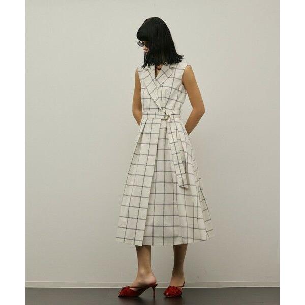 GRACE CONTINENTAL / グレースコンチネンタル カシュクールタックフレアワンピースの画像