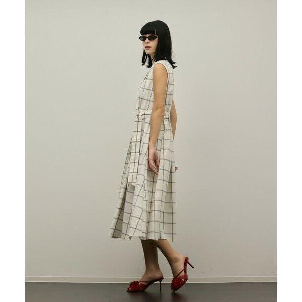 GRACE CONTINENTAL / グレースコンチネンタル カシュクールタックフレアワンピースの画像