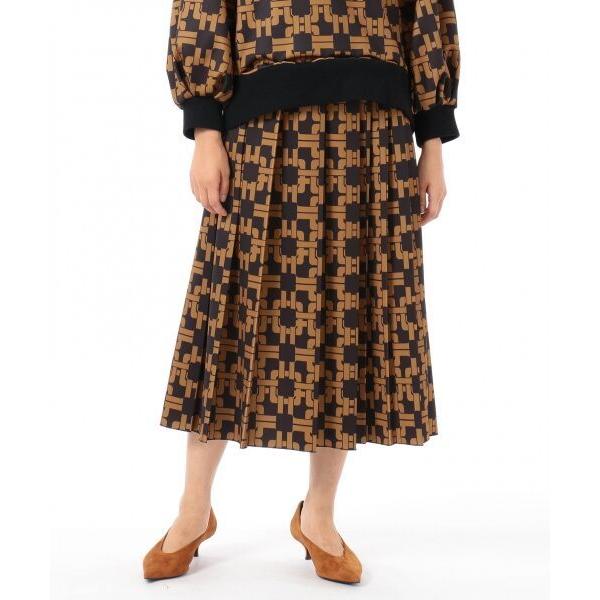 GRACE CONTINENTAL / グレースコンチネンタル モノグラムプリーツ  