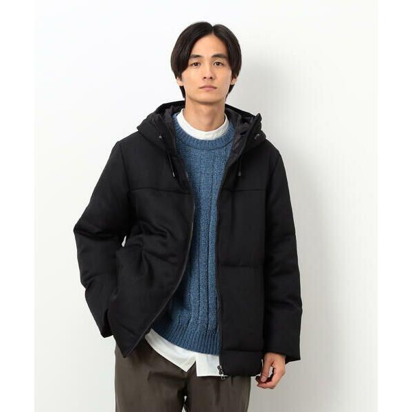 COMME CA ISM（コムサイズム） ダイヤカットドビー ダウン フード 