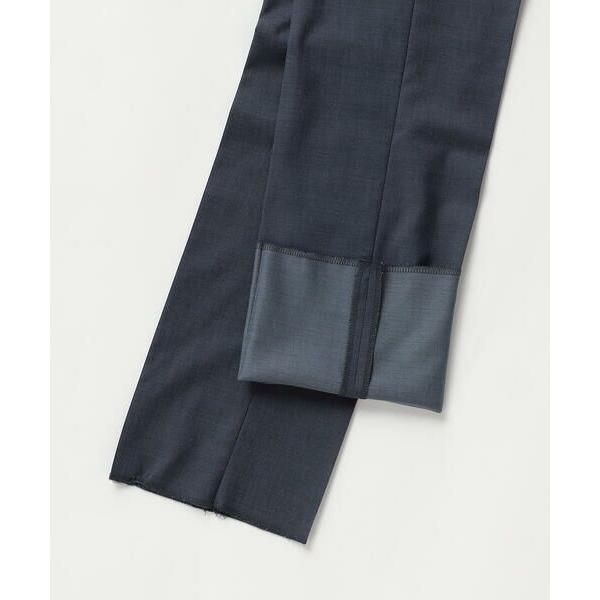 COMME CA MEN / コムサ・メン 【セットアップ対応】チェルッティ プレステージ super130's ウールギャバ スラックス | COMME CA MEN | 12