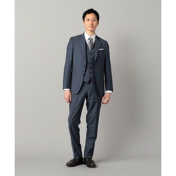 COMME CA MEN / コムサ・メン 【セットアップ対応】チェルッティ プレステージ super130's ウールギャバ スラックス | COMME CA MEN | 02