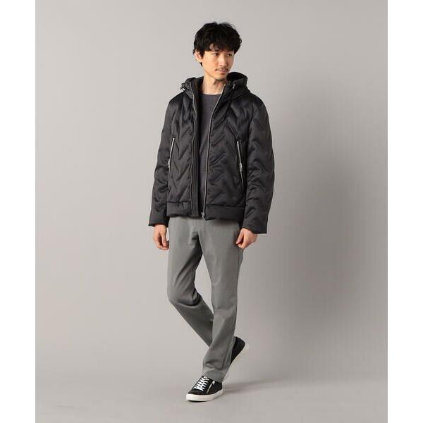 COMME CA MEN（コムサメン） シームレスダウン フーディーブルゾン 