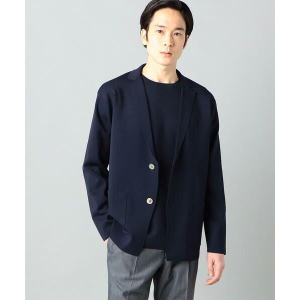 COMME CA MEN / コムサ・メン ポリエステルニットジャッカーデ