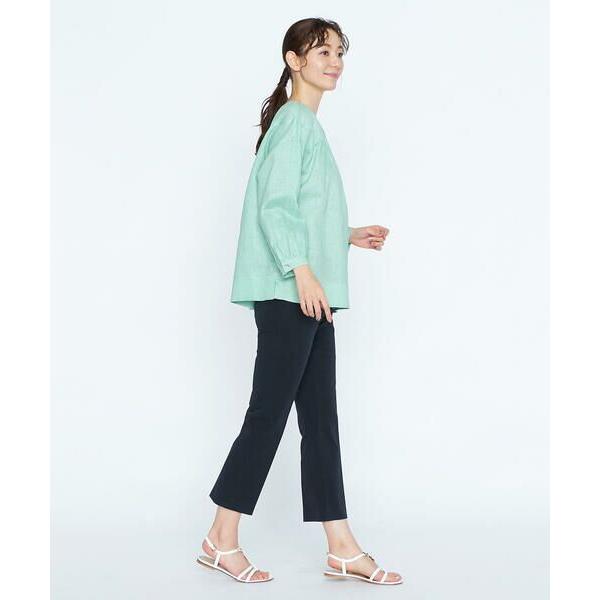 美品ほぼ新品】 KEITH／キース WASHリネン シャツブラウス 【公式通販 