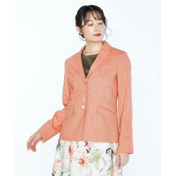 SCAPA テーラードジャケット 麻100% SCAPA / スキャパ リネンコットンストレッチジャケット