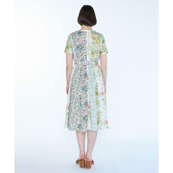 SCAPA（スキャパ） Liberty Printパッチワークワンピース : タカシマヤ