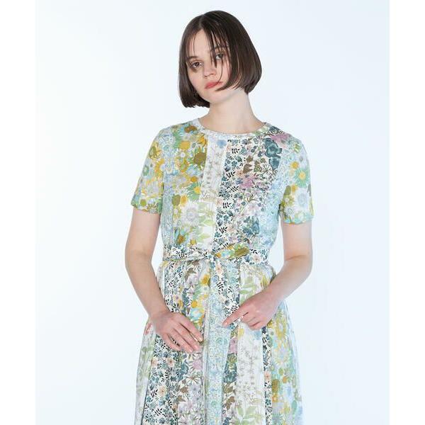 SCAPA（スキャパ） Liberty Printパッチワークワンピース : タカシマヤ