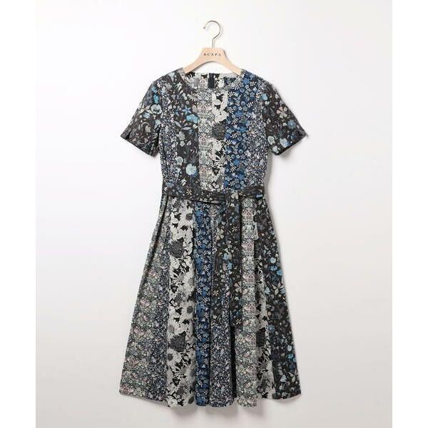 SCAPA / スキャパ Liberty Printパッチワーク2ワンピースの画像