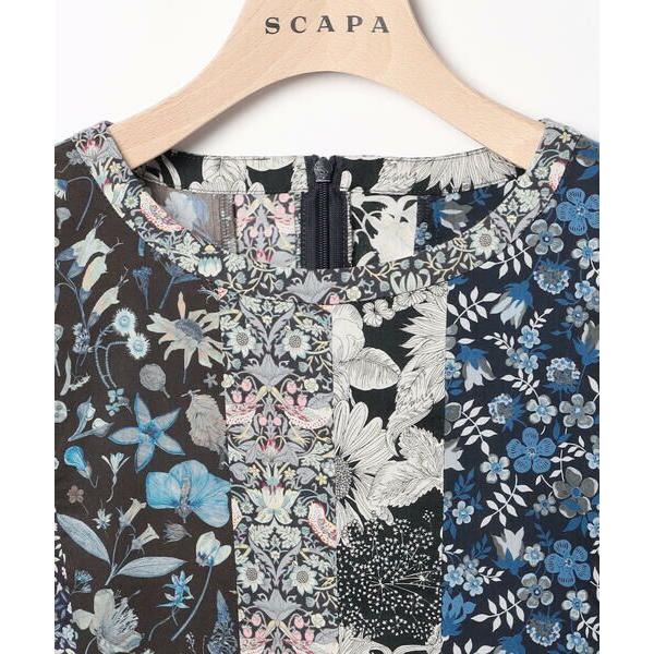 SCAPA / スキャパ Liberty Printパッチワーク2ワンピースの画像