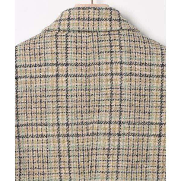 美品　SCAPA スキャパ　ハリスツイード　パッチワーク　ウールジャケット　L SCAPA（スキャパ） SCAPA Lサイズ / スキャパエルサイズ ハリス