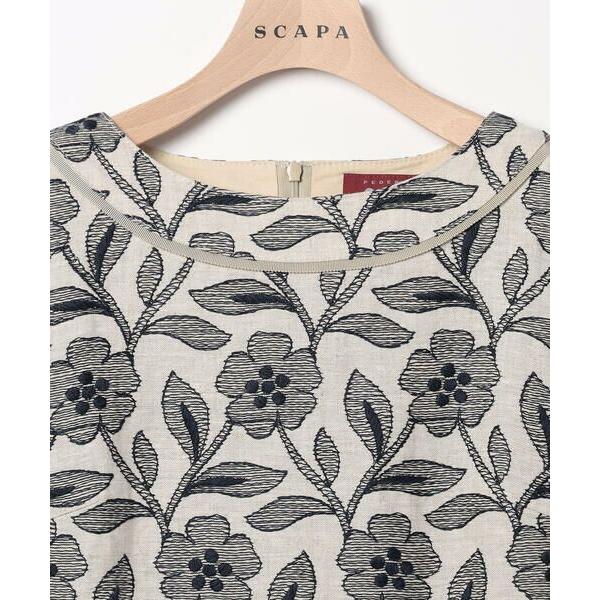 SCAPA Lサイズ / スキャパエルサイズ アスペジエンブロイダリーワンピースの画像