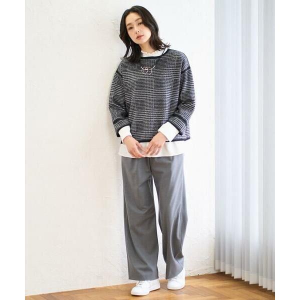 GEORGES RECH / ジョルジュ・レッシュ [日本製]裏起毛シャンブレージョガーワイドパンツ_15